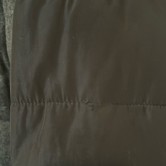 Marc Anthony Men’s Quilted Puffer Jacket Wool Herringbone Black XXL Hooded - Picture 8 of 16